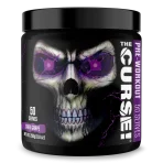 The Curse Pre Workout by JNX Sports for intense energy, focus, and muscle pumps.