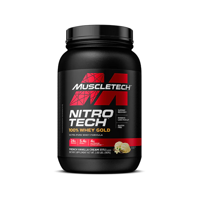 NitroTech 100% Whey Gold, one of the best protein supplements, offering high-quality whey protein for muscle growth and fitness results