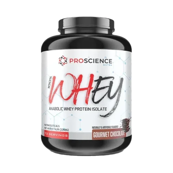 100 percent Anabolic Isolate Whey 5lb by ProScience - Pure Whey Protein Isolate, Low Calorie, Ideal for Lean Muscle Growth and Recovery
