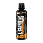 Supplement facts and bottle image of L-Carnitine 3000 by Nutrex Research, a high-potency liquid fat burner available in Pakistan