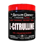 L-Citrulline by Insane Labz - 60 servings container for muscle pumps, endurance, and recovery, perfect for intense workouts