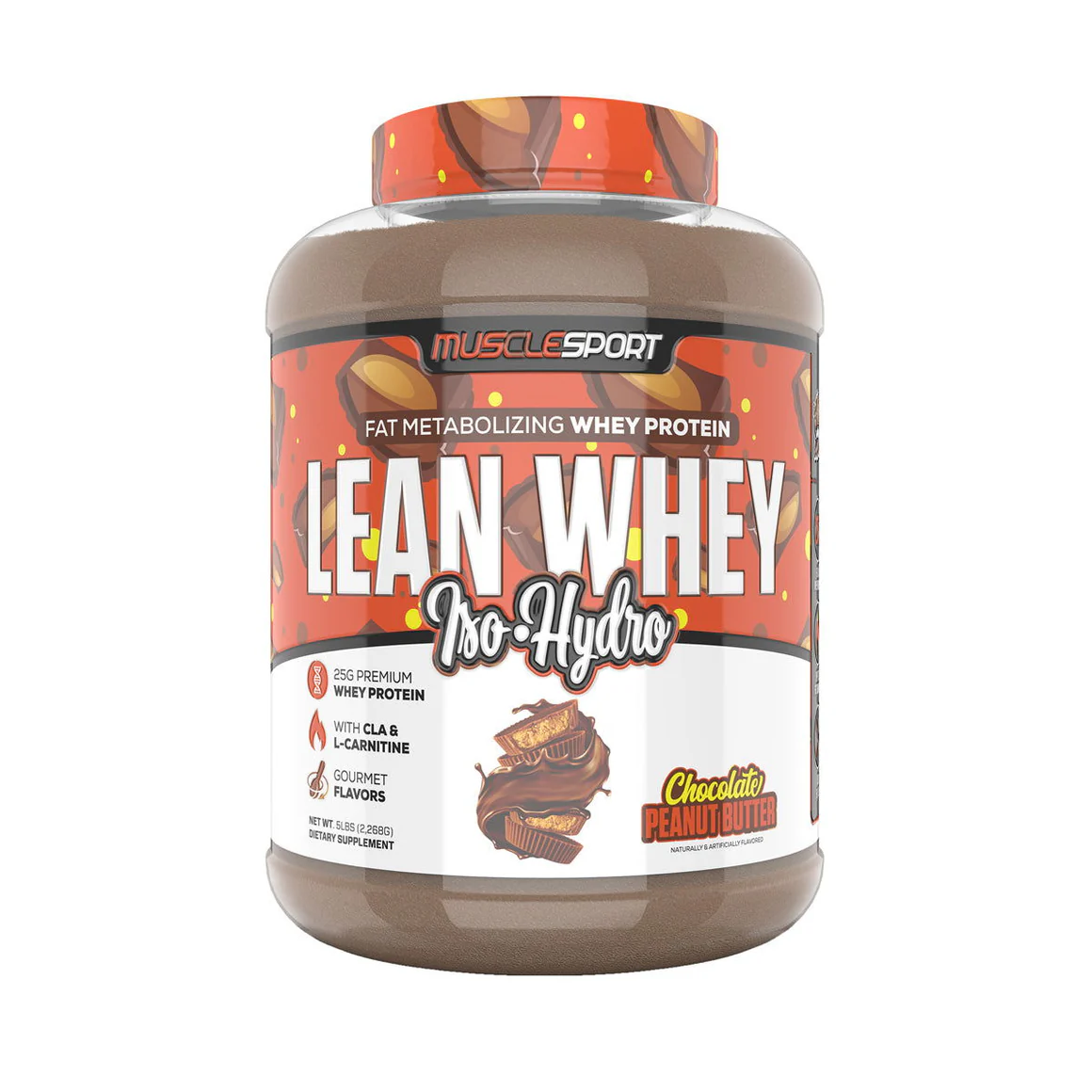 Lean Whey Iso Hydro Gourmet Protein 5lb Musclesport