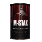 This is image of Universal Nutrition M-Stak Pre Workout non-hormonal anabolic pack for muscle growth and strength.