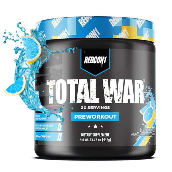 Total War Pre-Workout supplement for intense energy, focus, and endurance