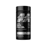 Platinum 100 Fish Oil MuscleTech – Omega-3 supplement with 1,000mg fish oil, supporting heart, joint, and brain health, avai