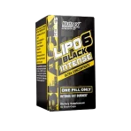 Image of Lipo6 Black Intense by Nutrex Research, a powerful thermogenic fat burner for enhanced weight loss, energy, and focus