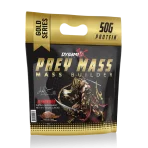 Prey Whey Protein 5lb nutrition label showing 130 calories, 24g protein, 2.5g fat, and 3g carbs per serving.